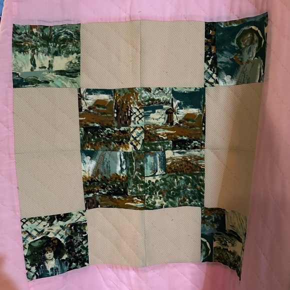 HANDMADE Vintage Quilt Coat - Size Large - Picture 5 of 6